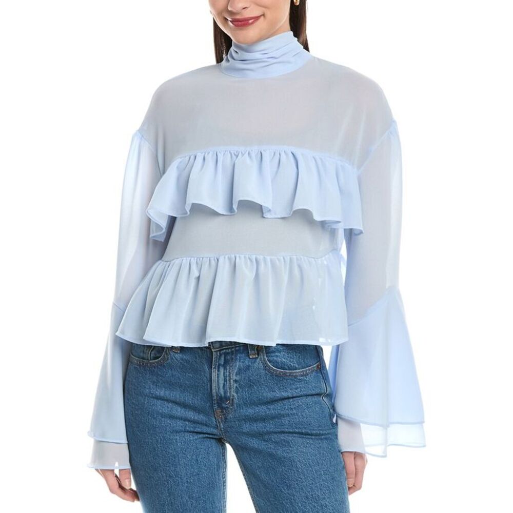 To My Lovers Womens  Top, Blue